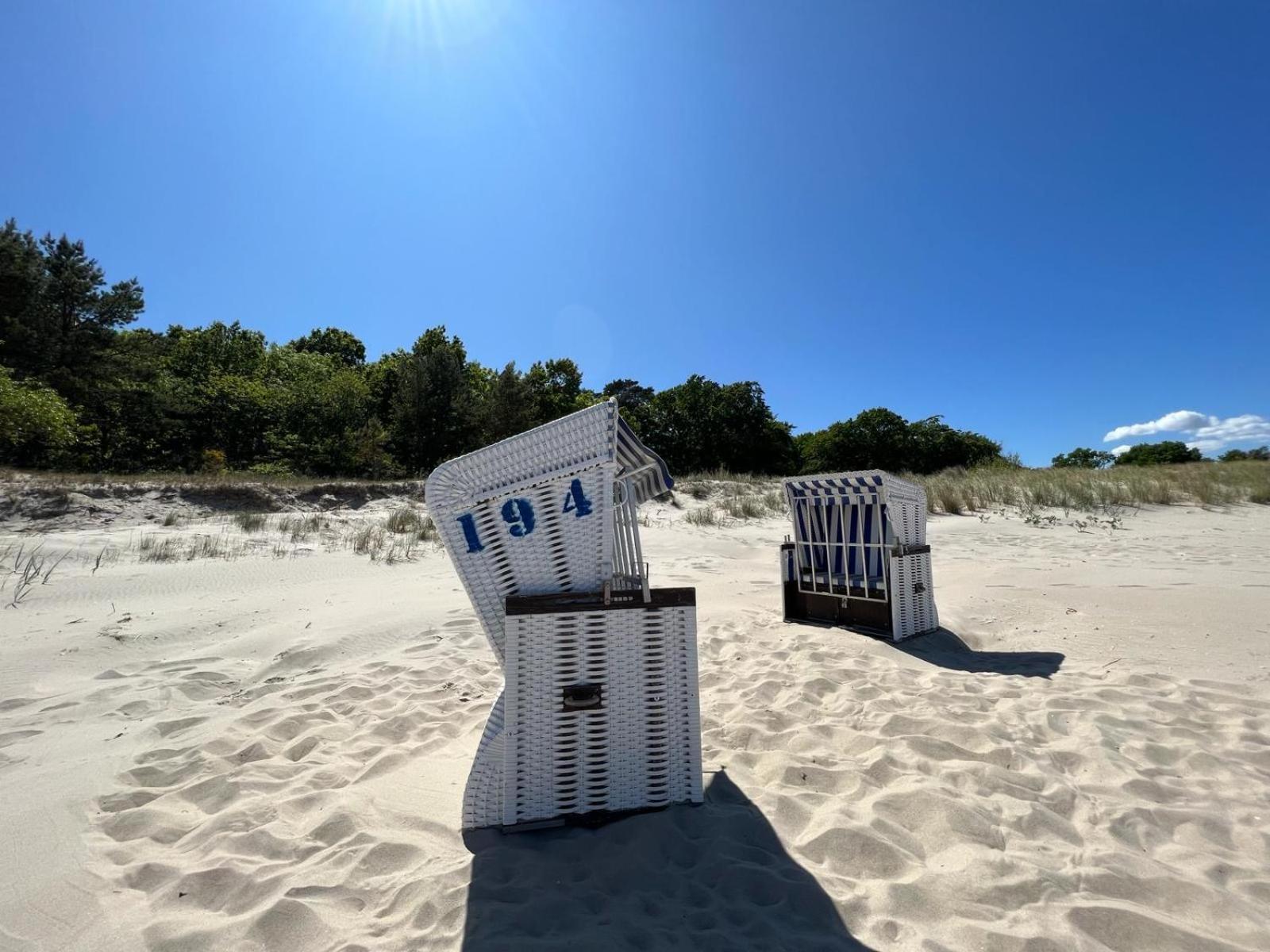 Seeschloesschen & Ostseeperle - Immer Inklusive Fruehstueck โคลพินซี ภายนอก รูปภาพ